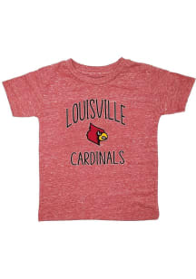 Louisville Cardinals Toddler Red Knobby Short Sleeve T-Shirt