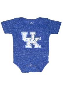 Kentucky Wildcats Baby Blue Primary Logo Knobby Short Sleeve One Piece
