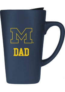 Navy Blue Michigan Wolverines 16oz Soft Touch Dad Ceramic Mug