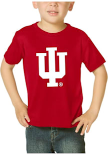 Little King Indiana Hoosiers Toddler Red Primary Logo Short Sleeve T-Shirt