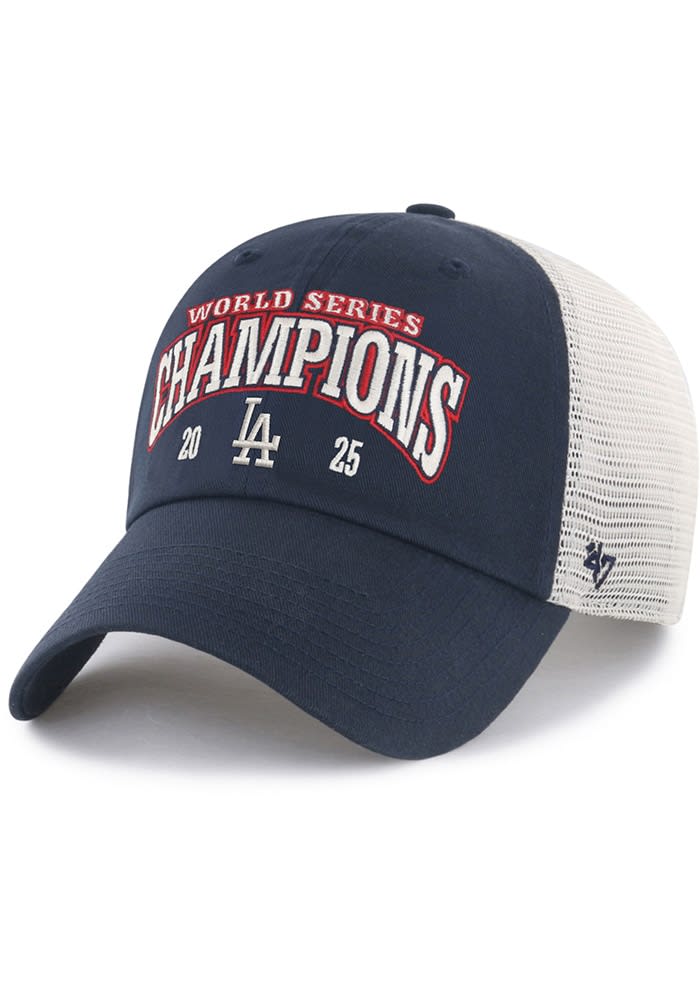 47 Los Angeles Dodgers NAVY 2025 World Series Champions Mesh Clean