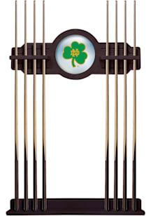 Notre Dame Fighting Irish Shamrock Solid Wood Cue Rack Pool Table