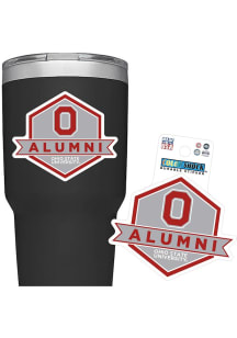 Red Ohio State Buckeyes 3&quot; Alumni Durable Stickers