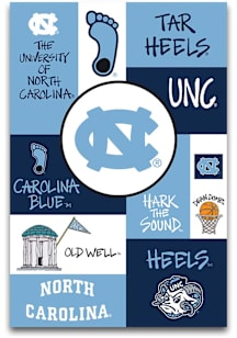 North Carolina Tar Heels College Garden Flag - Light Blue
