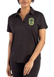 Cutter and Buck Nashville SC Womens Black Coastline Short Sleeve Polo Shirt