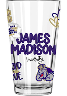 James Madison Dukes 16oz Pint Glass - Gold