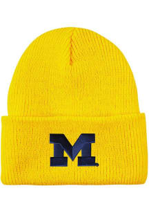 Michigan Wolverines LogoFit North Pole Baby Knit Hat - Yellow