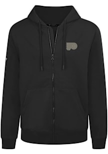 Levelwear Philadelphia Flyers Mens Black Podium Copper Long Sleeve Full Zip Jacket