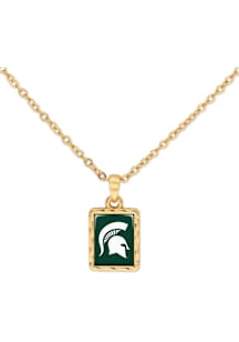 Michigan State Spartans Vivian Gold Necklace