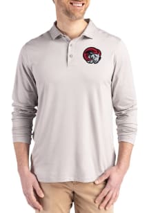 Cutter and Buck Winston-Salem State University Mens Grey Coastline Long Sleeve Polo Shirt