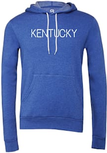 Summit Sportswear Kentucky Mens Blue Wordmark Long Sleeve Hoodie