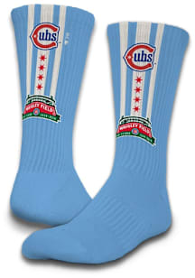 Chicago Cubs ISlide Alternate Logo Mens Crew Socks