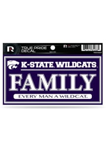 Purple K-State Wildcats True Pride Family Decal
