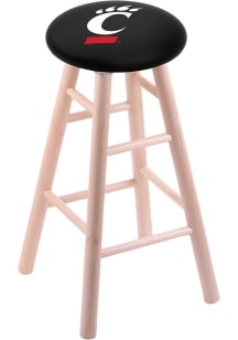 Brown Cincinnati Bearcats Round Cushion Maple Pub Stool