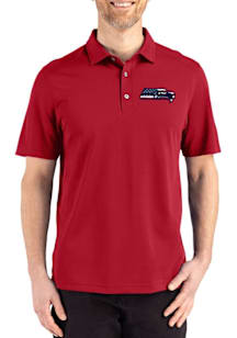 Cutter and Buck Seattle Seahawks Red Americana Advantage Refresh Pique Big and Tall Polo