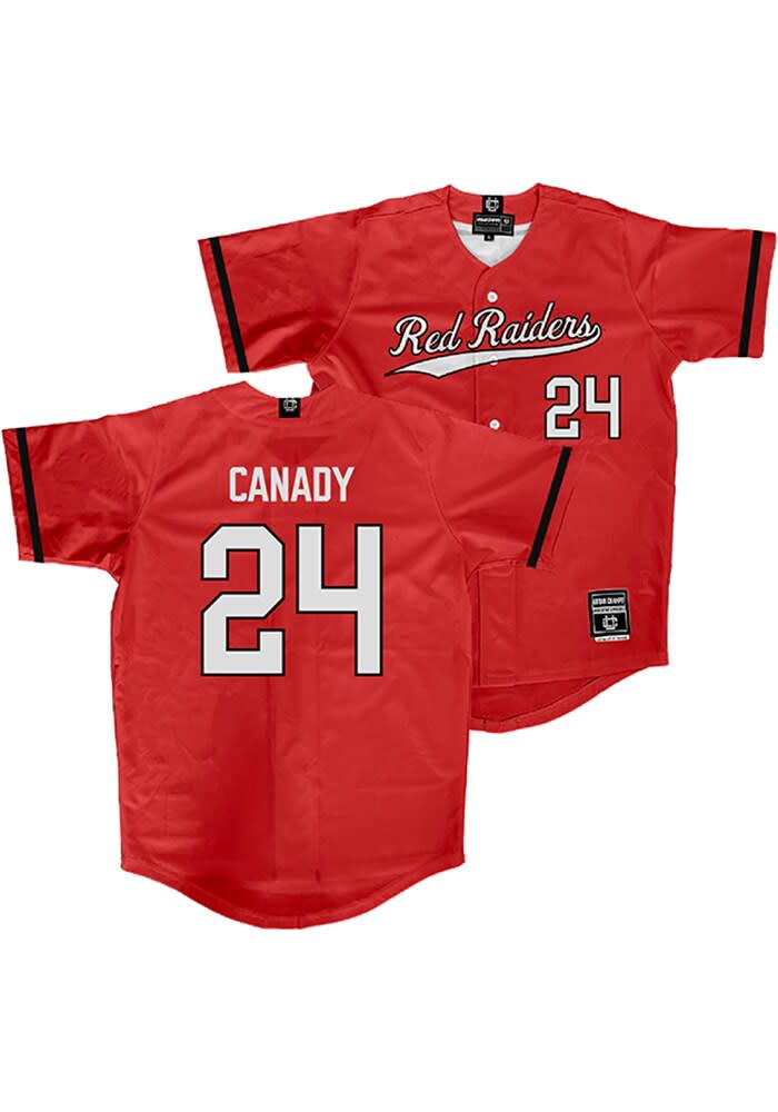NiJaree Canady   Texas Tech Red Raiders Womens Red NIL Softball Jersey