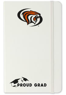 Pacific Tigers Proud Grad team logo Notebook and Folder - White
