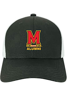 Maryland Terrapins Alumni Mid Pro Snap Trucker Adjustable Hat - Black