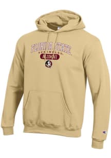 Champion Florida State Seminoles Mens Gold Pill Alumni Powerblend Long Sleeve Hoodie