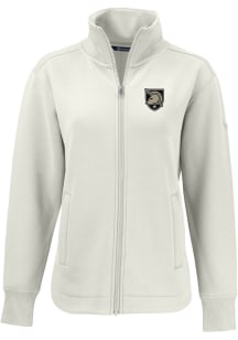 Cutter and Buck Army Black Knights Womens White Roam Light Weight Jacket