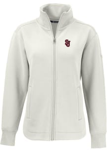 Cutter and Buck St Johns Red Storm Womens White Roam Light Weight Jacket