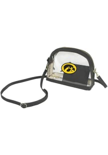 Half moon Iowa Hawkeyes Womens Clear Tote - White