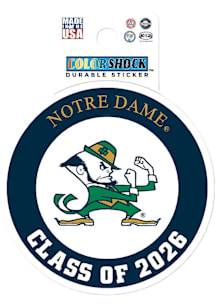 Notre Dame Fighting Irish Class of 2026 Durable Stickers - Navy Blue