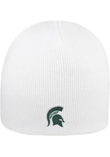 LogoFit Michigan State Spartans White Everest Mens Knit Hat