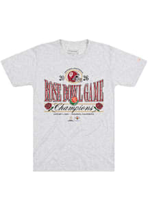 Homefield Indiana Hoosiers Natural 2026 Rose Bowl Champions Short Sleeve T Shirt