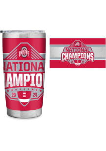 Red Ohio State Buckeyes 2024 Football National Champions 20oz Tumbler