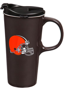 Cleveland Browns Boxed 17oz Handle Travel Mug
