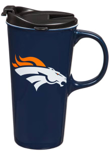 Denver Broncos Boxed 17oz Handle Travel Mug