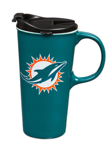 Miami Dolphins Boxed 17oz Handle Travel Mug