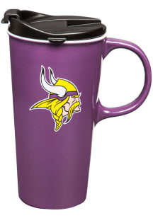 Minnesota Vikings Boxed 17oz Handle Travel Mug