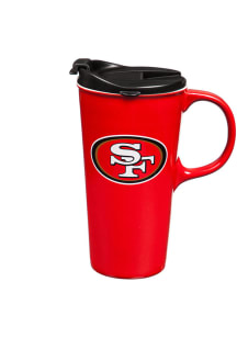 San Francisco 49ers Boxed 17oz Handle Travel Mug