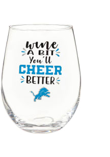 Detroit Lions 17oz Boxed Stemless Wine Glass
