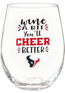 Houston Texans 17oz Boxed Stemless Wine Glass