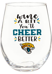 Jacksonville Jaguars 17oz Boxed Stemless Wine Glass
