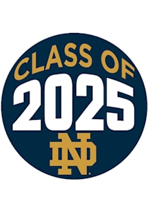 Notre Dame Fighting Irish 3" Class of 2025 Button - Navy Blue