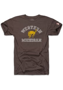 Western Michigan Broncos Brown The Mitten State Vintage Bronco Short Sleeve Fashion T Shirt