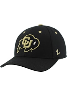 Zephyr Colorado Buffaloes Structured Competitor Adjustable Hat - Black
