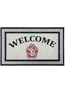 South Dakota Coyotes Welcome 18x30 Door Mat