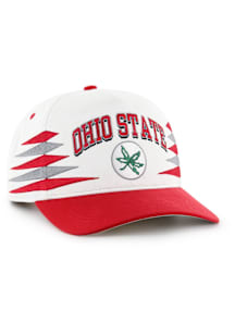 47 Ohio State Buckeyes Diamond Cut Hitch Adjustable Hat - White