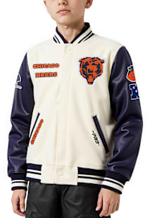 Pro Standard Chicago Bears Youth White Retro Classics Heavy Weight Jacket