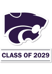 Purple K-State Wildcats 3 Inch Class of 2029 Decal