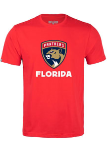 Levelwear Florida Panthers Red Richmond Home Turf Short Sleeve T Shirt