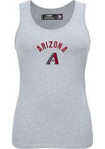 Pro Standard Arizona Diamondbacks Womens Grey Classic Tank Top