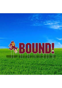 Arizona State Sun Devils Large Bound Yard Sign - Maroon