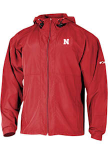 Columbia Nebraska Cornhuskers Mens Red Prodigy Light Weight Jacket