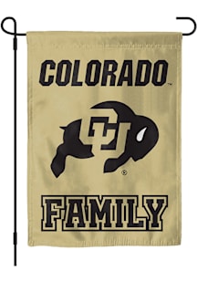 Colorado Buffaloes Family Garden Flag - Black